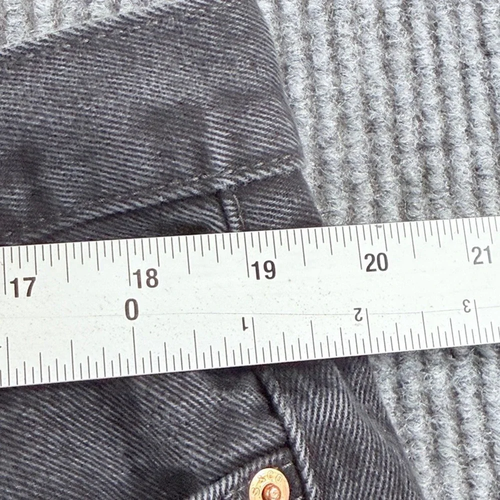 Levis 550 Relaxed Fit Faded Black Denim Jeans Mens 40x30 CW-0423 3757